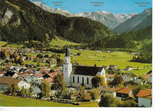 Hindelang allgäuer alpen - ak,