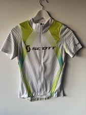 Scott Radtrikot Kurzarm Damen M 38 weiß grün.   Top Zustand