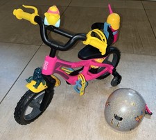 Baby Born Fahrrad mit Helm und Trinkflasche Zapf Creation TOP ZUSTAND!!!