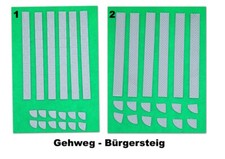 Gehweg Bürgersteig Spur N - 6
