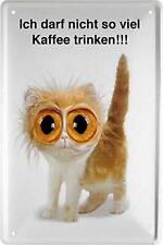 Blechschild Lustiger Kaffee