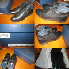 Jim Corbett Herren Schnür Schuhe Gr. 43 Echt Leder schwarz Made in Italy