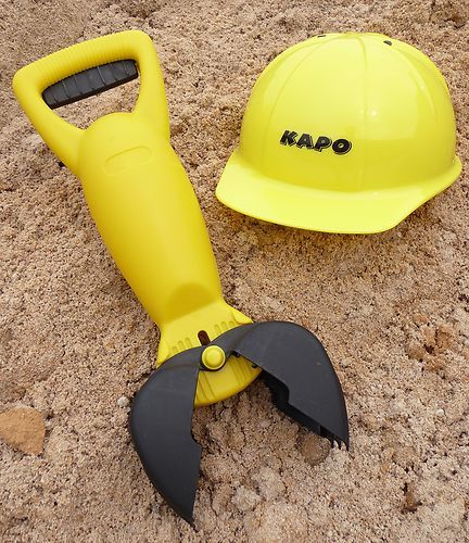 Sandspielzeug handbagger mit - sandspielzeug,