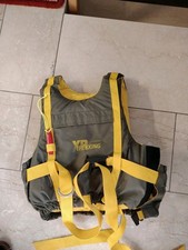 Kajak-Schwimmweste Grau Gelb
