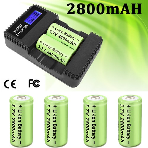 2800mah 16340 akku - akku, &