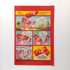 1978 Hubba Bubba Kaugummi Wrigley's Werbeanzeige Werbung Reklame Advertising
