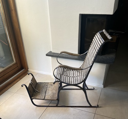 Antiker schlitten mit - -,