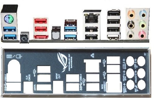 Atx blende shield - atx, i/o