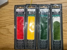 4x Madeira Mouline Stickgarn Baumwolle Konvolut 4 Farben