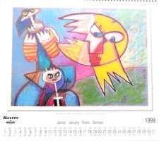 Alter Kunstkalender 1999