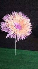 10 x Krepp Papier Blumen, 12