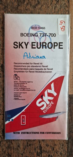 Decal sky europe - europe, boeing