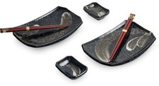Sushi Set TENMOKU Porzellan