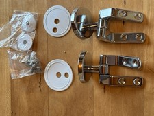 set WC Sitz Scharniere NEU