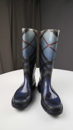 Burberry gummistiefel blau - burberry,