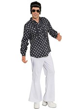 Schlaghose Herren weiß 60er-