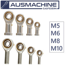 Gelenkkopf M5 M6 M8 M10 Innen-/Außengewinde Gelenkauge Gelenklager Kugelgelenk