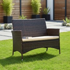 Gartenbank Sitzbank Polyrattan