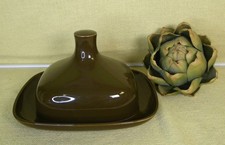 Rosenthal PLUS Cordial braun - 1 Butterdose  Studio-line  - selten -