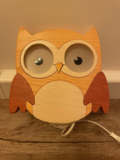 Kinder Wand-Lampe, Wandleuchte Eule