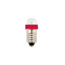 LED-Birne rot E5 Kunststoff