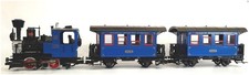 LGB Startset Blue Train Lok + 2 Wagen blau Gartenbahn