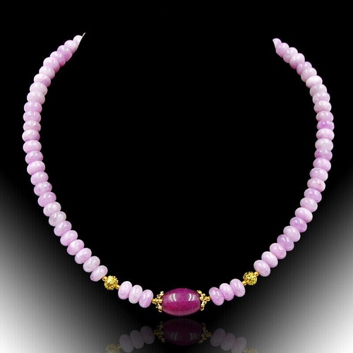 Lila kunzit kette mit - lila,
