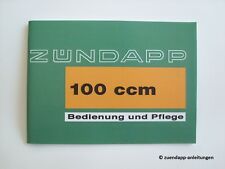 Bedienungsanleitung Zündapp