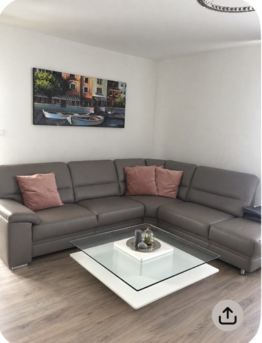Echtleder ecksofa 200x200cm - echtleder,