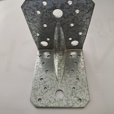 Winkelverbinder Bauwinkel mit Steg / Sicke ca. 105x105x90 0,39 Kg Holzverbinder