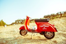 Vespa poster kunstdruck - poster, ++