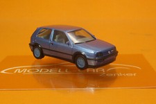 Herpa 034074-002 VW Golf III VR6 blaumetallic Felgen blau 1:87 NEU Modellauto