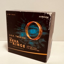 17 CD Hörbuch Lesung - Der Herr der Ringe Erster Teil Die Gefährten - GUT  #5941