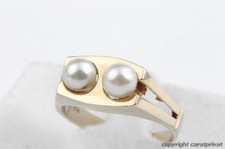 Perlenring Ring Goldring 585