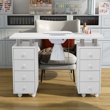 Manikürtisch Nageltisch Nagelrekonstruktion Tisch mit Staubsammler für Maniküre