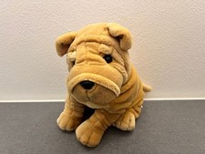 Nicotoy Shar Pei Hund realistisch Vintage selten Kuscheltier Plüschtier 40cm TOP