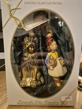 Lauscha Krebs Märchenglasfiguren Rotkäppchen Christbaumschmuck