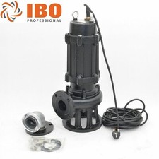 Industrie Fäkalienpumpe Schmutzwasserpumpe Rührwerk 230V  400L/min. 24000l/h 