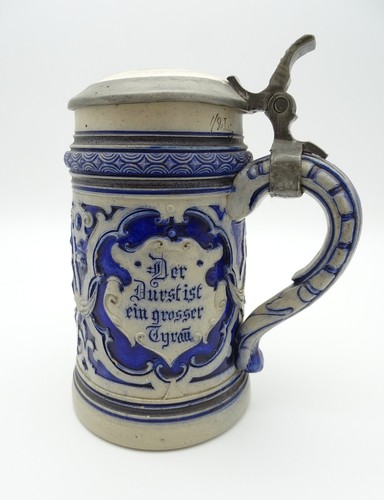 Bierkrug 1900 steinzeug - bierkrug, um