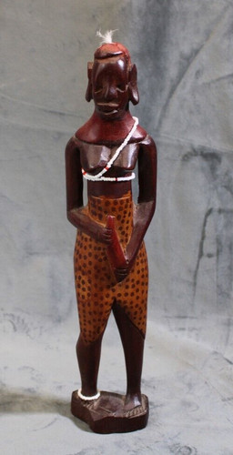 Antike holz figur - antike, statue