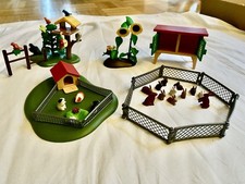Playmobil Kaninchenstall, Meerschweinchenstall, Vogelhaus, weitere Tiere ￼