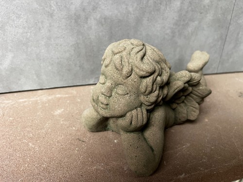 Skulptur engel liegend klein - engel,
