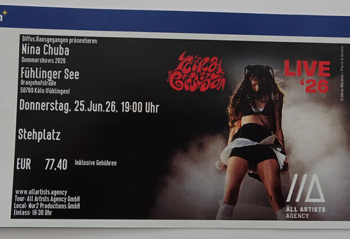 Ticket nina chuba fühlinger - nina,
