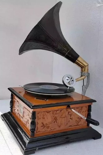 Vintage grammophon voll - vintage, grammophon,