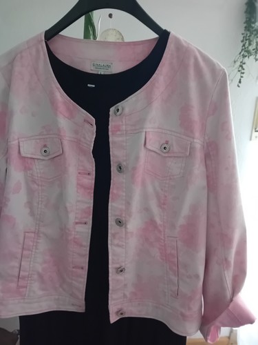 Batik jeansjacke pink - batik,
