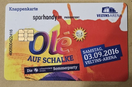 Knappenkarte schalke ole - schalke, 04