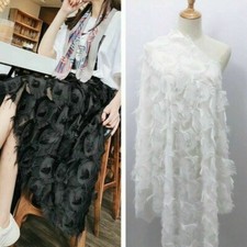 Jacquard chiffon stoff - jacquard,