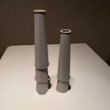 Leerspulen Plastikkonen Garnkonen klein und leicht grau Maße siehe Text