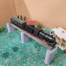 Brückenpfeiler H0, TT,  versch. Farben, H0 mit Nuten für Märklin C-Gleis