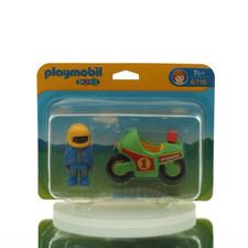 Playmobil 6719 Motorbike / Motorrad + Rider / Fahrer